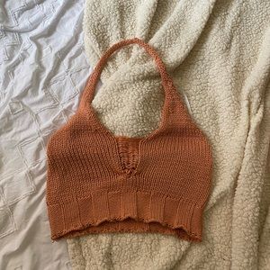 Crochet halter top